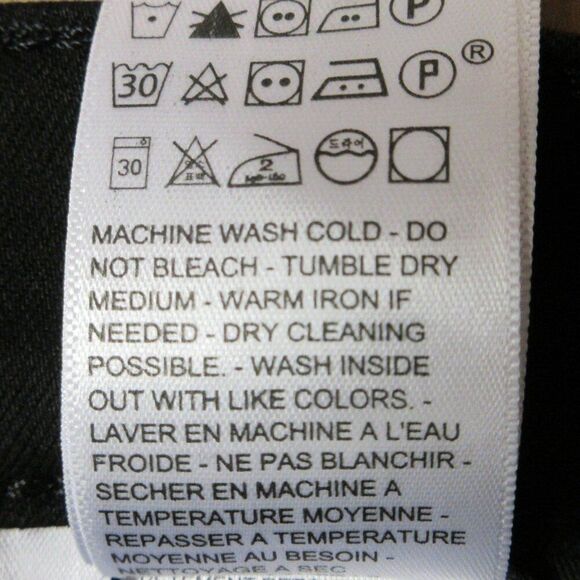 LEVI'S Classic Bootcut Jeans Womens 6 (28x32) Mid Rise Black Stretch Denim 2 NWT - Picture 13 of 15